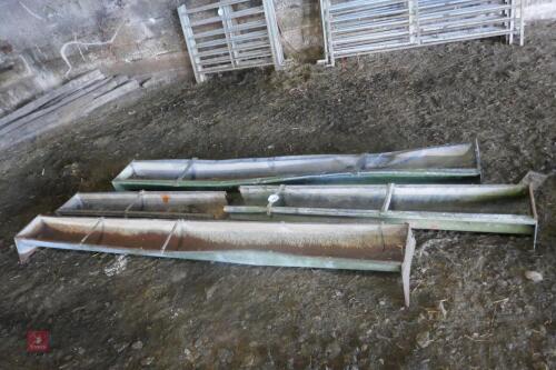 3 GROUND FEED TROUGHS (83)