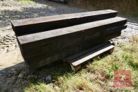 9 NEW UNUSED RAILWAY SLEEPERS - 7