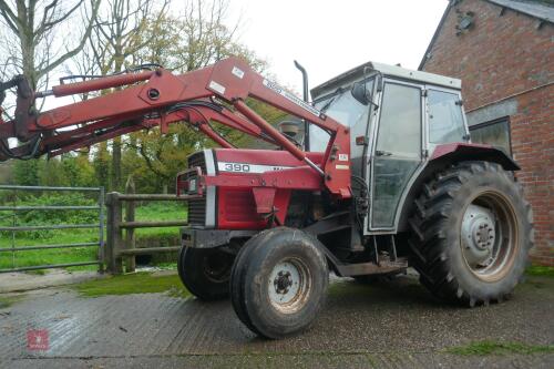 1992 MASSEY FERGUSON 390 2WD TRACTOR