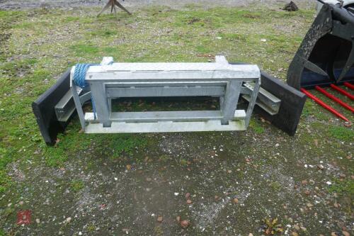 NEW GALVANISED REVERSIBLE YARD SCRAPER