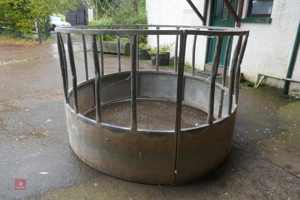 GALVANISED CATTLE RING FEEDER