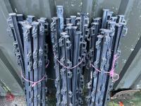 60 BLACK ELECTRIC FENCING STAKES - 9