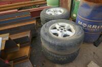 4 X ALLOY WHEELS & TYRES (255/65 R16) - 2