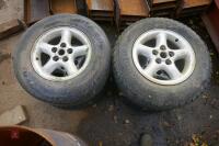 4 X ALLOY WHEELS & TYRES (255/65 R16) - 8