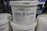 4 X 10L BUCKETS OF LIME PUTTY & PLASTER - 4