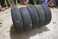 5 X 205/80 R16 TYRES - 2