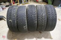 5 X 205/80 R16 TYRES - 3