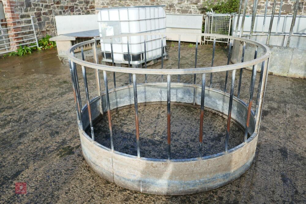 GALVANISED SHEEP ROUND FEEDER