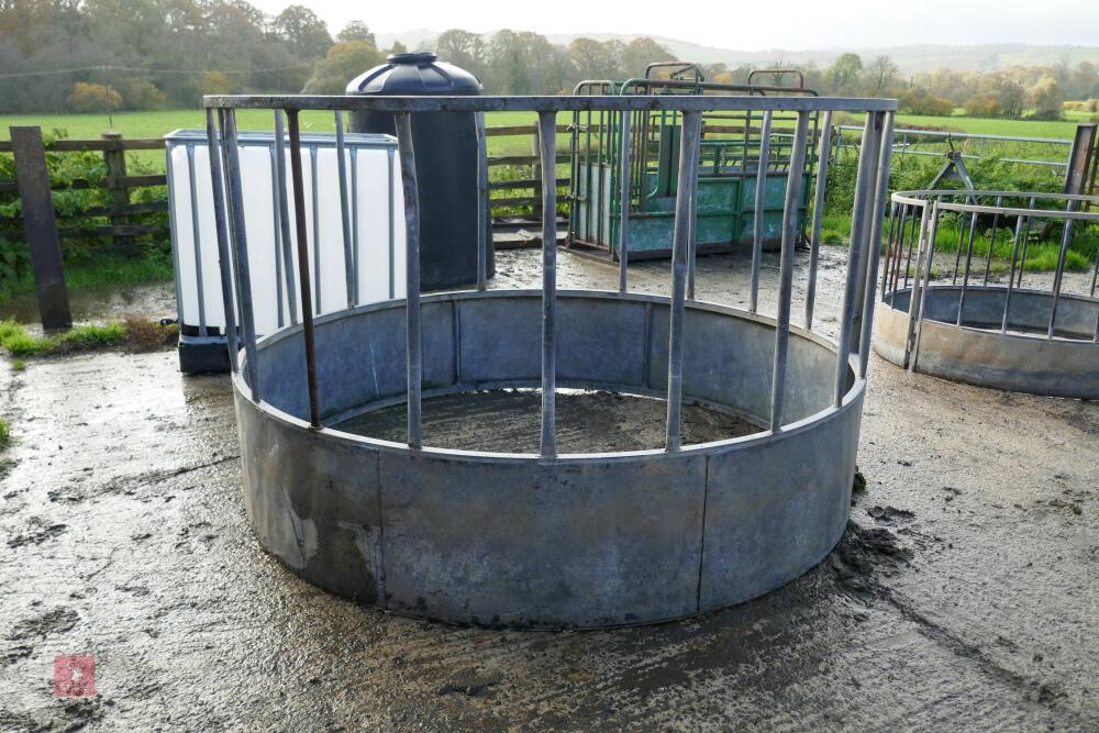 GALVANISED CATTLE ROUND FEEDER