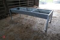 GALVANISED FREESTANDING CATTLE TROUGH