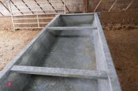 GALVANISED FREESTANDING CATTLE TROUGH - 3