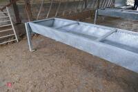 GALVANISED FREESTANDING CATTLE TROUGH - 6