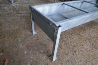 GALVANISED FREESTANDING CATTLE TROUGH - 7