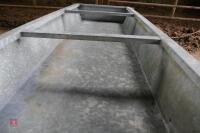 GALVANISED FREESTANDING CATTLE TROUGH - 8