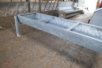 GALVANISED FREESTANDING CATTLE TROUGH - 9