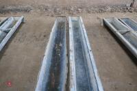 2 9' GALVANISED GROUND FEED TROUGHS - 4