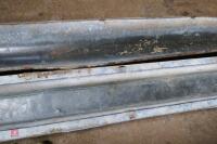 2 9' GALVANISED GROUND FEED TROUGHS - 7