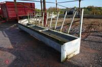 BATEMAN 15' CATTLE FEED BARRIER/ TROUGH