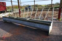 BATEMAN 15' CATTLE FEED BARRIER/ TROUGH - 2