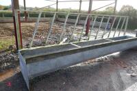 BATEMAN 15' CATTLE FEED BARRIER/ TROUGH - 4