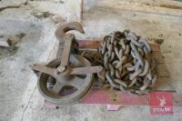 HEAVY DUTY CHAIN & PULLEY WITH LINKS - 3