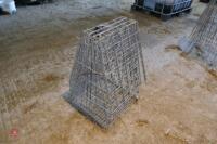 5 WIRE METAL SHEEP HAY RACKS - 5