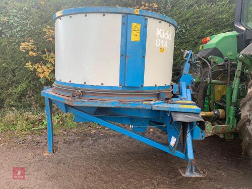 2010 KIDD 814 ROUND BALE CHOPPER