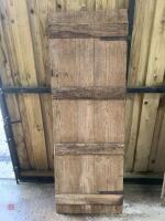 ANTIQUE LEDGED DOOR - 2