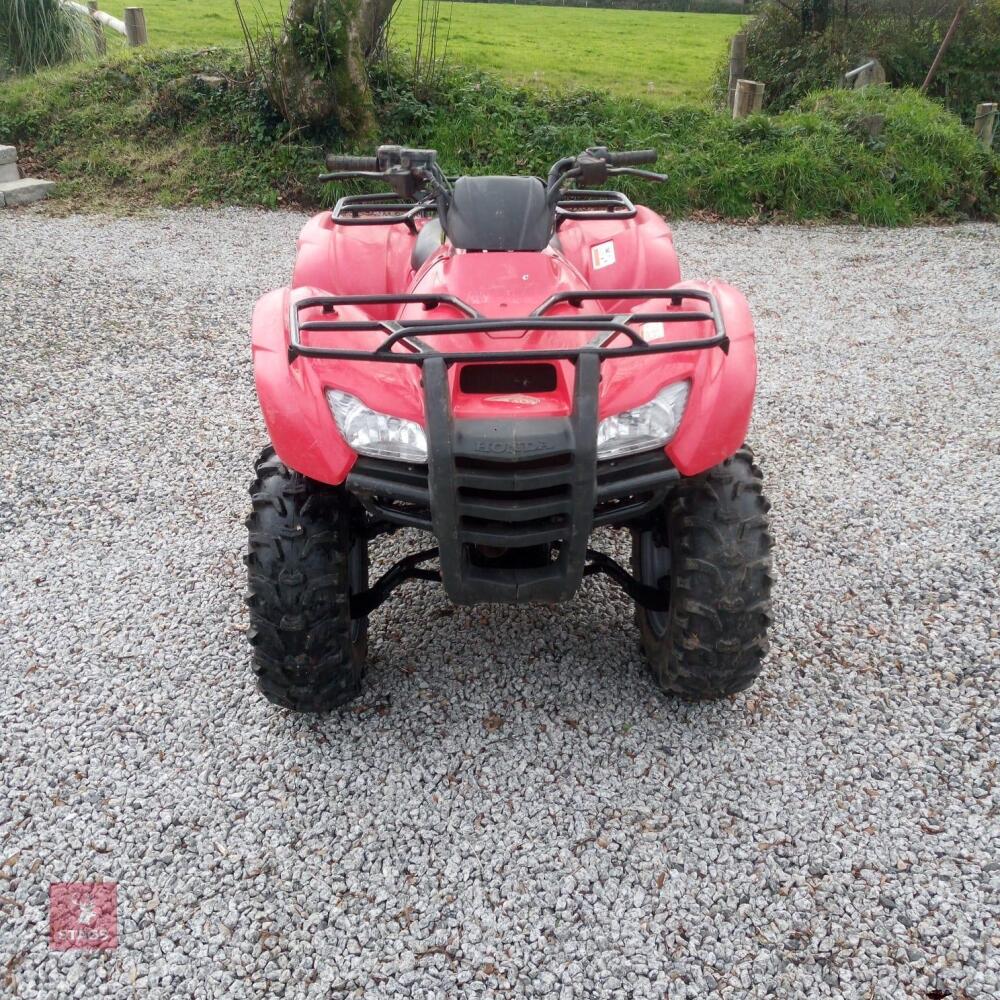 2010 HONDA 2WD 420 TMA QUAD BIKE