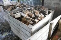 3 LARGE POTATO BOXES C/W TIMBER - 8