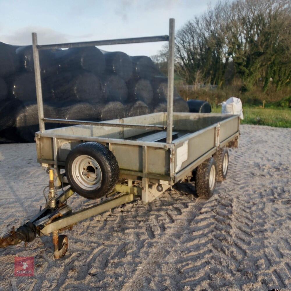 IFOR WILLIAMS 12' FLATBED TRAILER