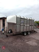 IFOR WILLIAMS DP120 LIVESTOCK TRAILER