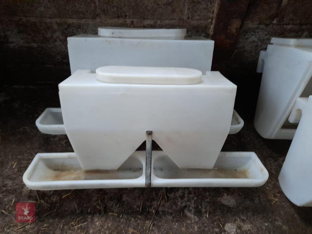 2 LARGE WYDALE CALF FEEDERS