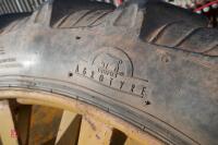 PAIR OF 230/95 R48 ROW CROP TYRES - 6