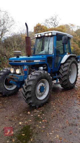 1988 FORD 7810 4WD TRACTOR