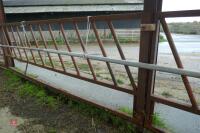 3 x 14'6'' CATTLE FEED BARRIERS - 16