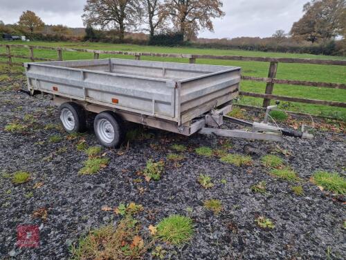 TWIN AXLE TIPPING TRAILER