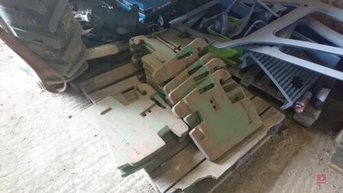 TRACTOR WEIGHTS FOR JOHN DEERE 6820