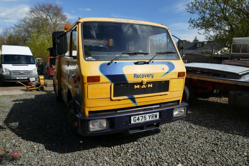 1990 MAN 7.5TONNE RECOVERY TRUCK