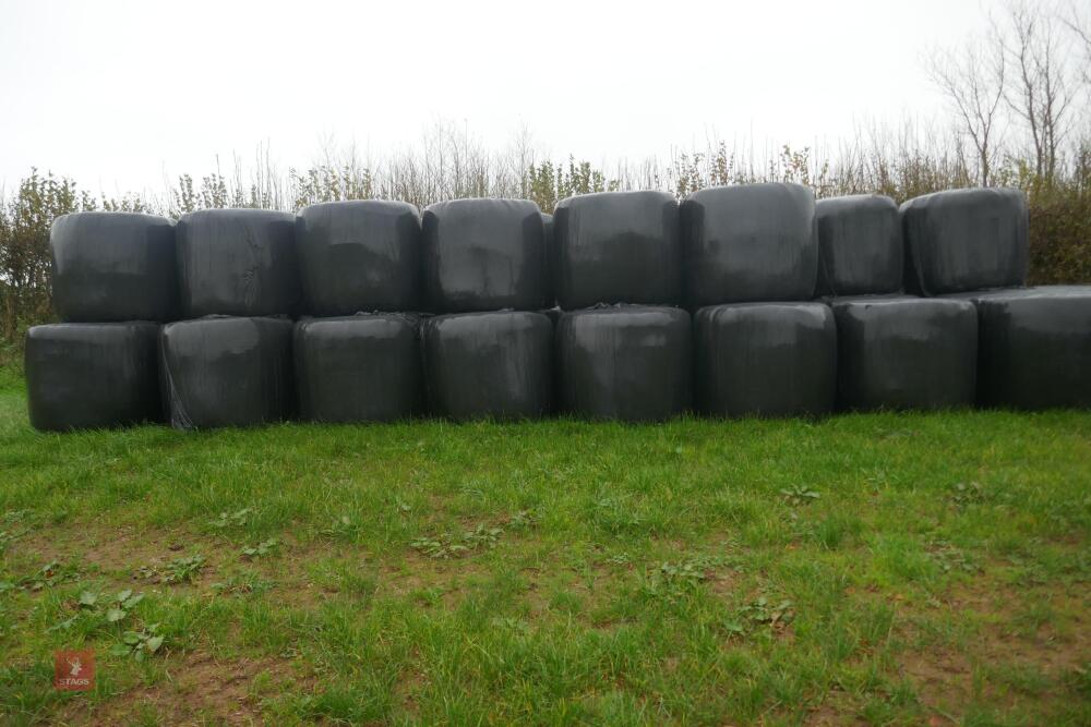 40 ROUND BALES OF WRAPPED HAY(BIDS PER BALE)