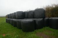 40 ROUND BALES OF WRAPPED HAY(BIDS PER BALE) - 2