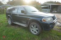 2004 MITSUBISHI SHOGUN SPORT 2.5TD TRUCK