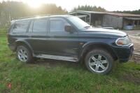 2004 MITSUBISHI SHOGUN SPORT 2.5TD TRUCK - 2