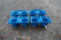 4 WYDALE DUAL CALF FEEDERS (9) - 6