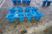 4 WYDALE DUAL CALF FEEDERS (9) - 9