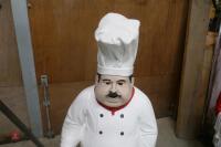 ORNAMENTAL CHEF WITH SIGN - 5