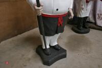 ORNAMENTAL CHEF WITH SIGN - 10