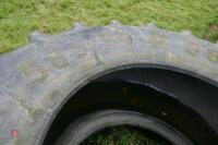 PAIR OF 580/70 R38 REAR TYRES - 7