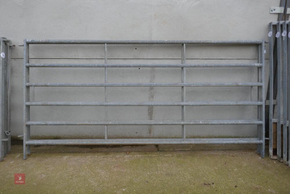 2 X 10' GALVANISED CATTLE HURDLES (154)