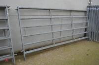 2 X 10' GALVANISED CATTLE HURDLES (154) - 4